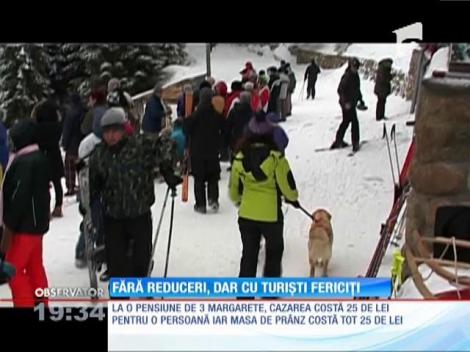Fără reduceri, dar cu turişti fericiţi