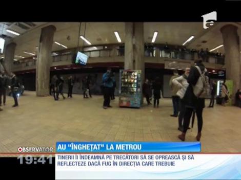 Au "îngheţat" la metrou