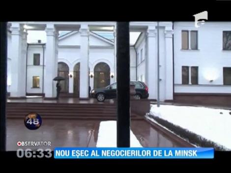 Negocierile de la Minsk s-au încheiat fără un acord