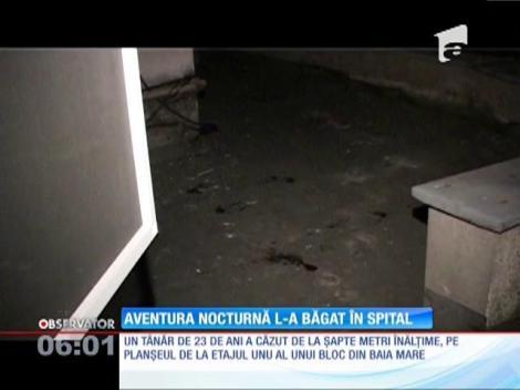 O aventură nocturnă putea să-l coste viaţa pe un tânăr de 23 de ani