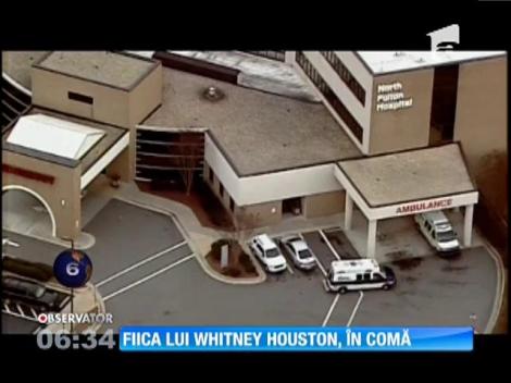 Fiica lui Whitney Houston, în spital