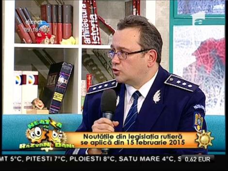 Noutățile din legislația rutieră se aplică din 15 februarie 2015