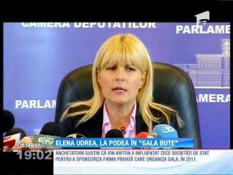 Elena Udrea, la podea în ”gala Bute”