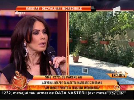 Oana, adevărul despre sănătatea Marioarei Zăvoranu: "Mama face dializă de un an de zile!"