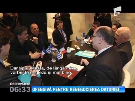 Grecia a demarat o ofensivă pentru renegocierea datoriei
