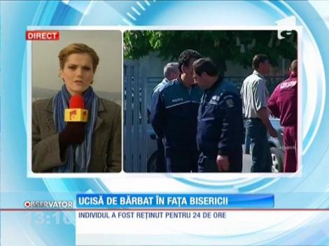 Ucisă de bărbat în fața bisericii