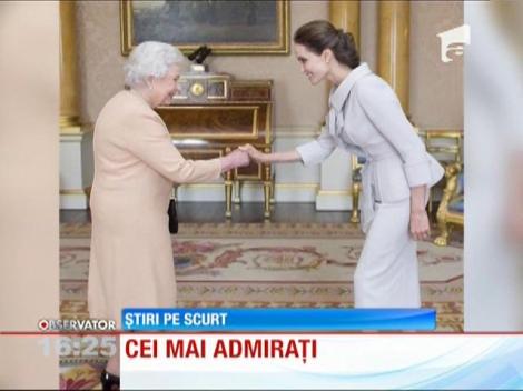 Angelina Jolie, pe locul întâi în topul celor mai admirate personalităţi din lume