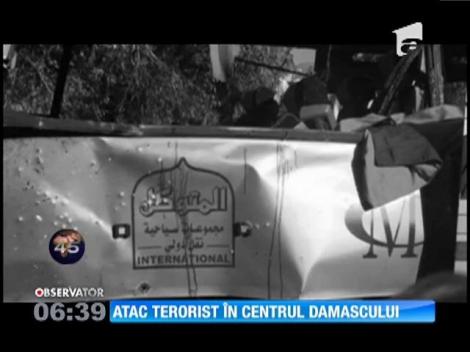Atac terorist în centrul Damascului