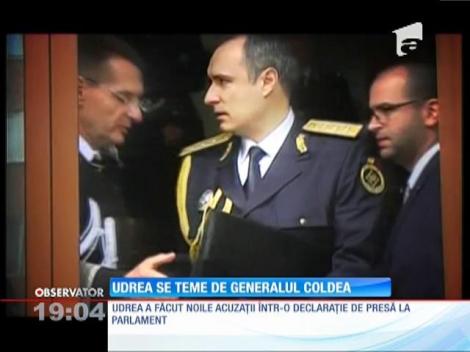 Elena Udrea se teme de directorul interimar al SRI, Florian Coldea