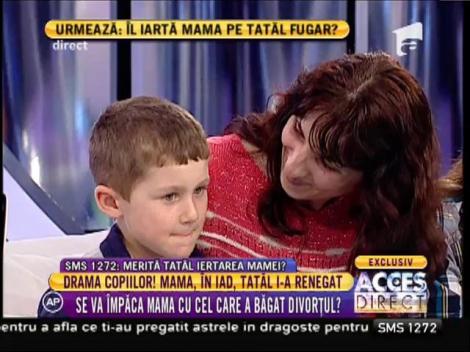 Mama dispărută și urmărită naţional şi internaţional  aproape doi ani s-a întors la copii ei