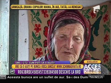 Mamă la 80 de ani, cu 38 de lei pe lună