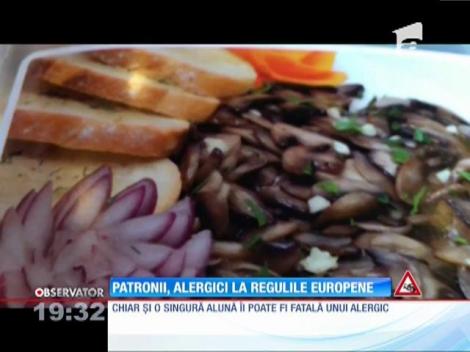 Patronii restaurantelor, alergici la regulile europene