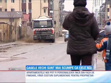 Apartamentele vechi sunt mai scumpe decât cele noi