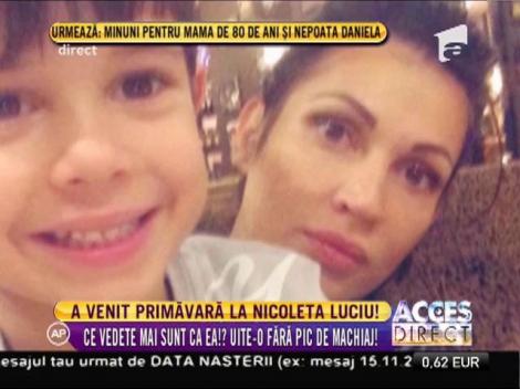 Nicoleta Luciu s-a fotografiat fără pic de machiaj