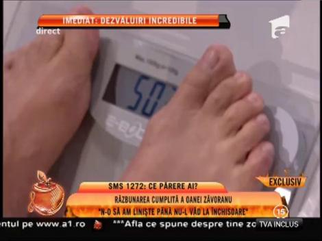 Oana Zăvoranu s-a cântărit în direct! Iată câte kilograme are vedeta!