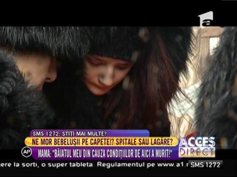 Mama pruncului care a murit în spital din cauza unei banale răceli