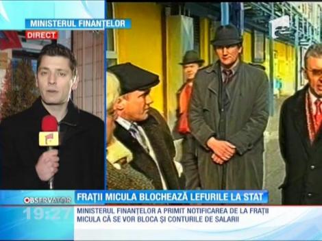 Frații Micula blochează salariile angajaţilor ministerului Finanţelor