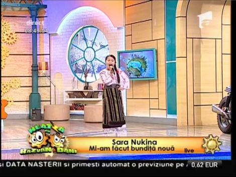 LIVE: Sara Nukina - "Mi-am făcut bundiţă nouă"