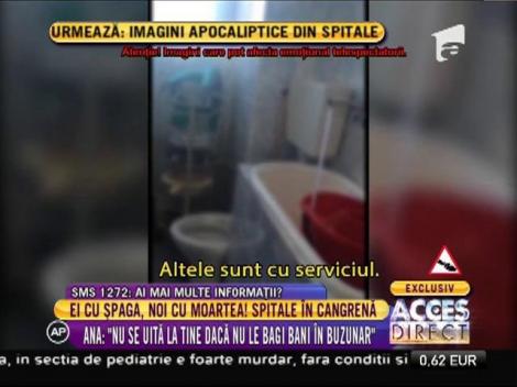 Spitalul din Olteniţa, condiții jalnice pentru pacienți