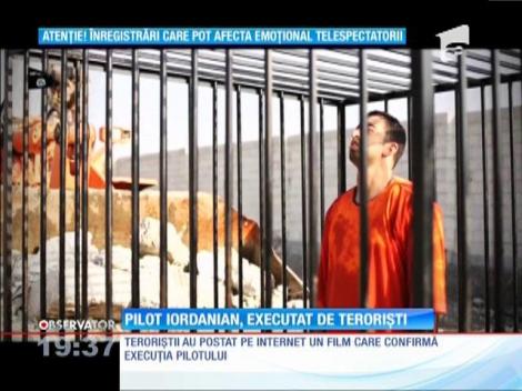 Imagini șocante! Ultimele imagini cu pilotul iordanian executat de gruparea teroristă Statul Islamic