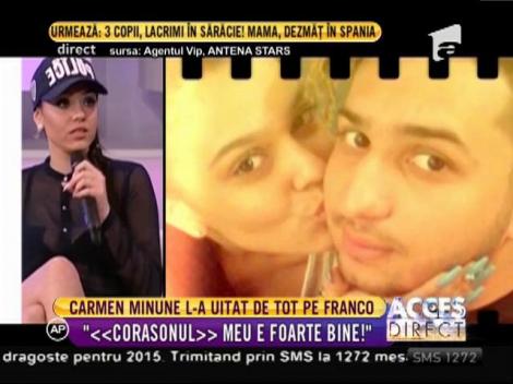 Carmen Minune l-a uitat de tot pe Franco