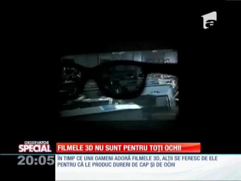 Special! Filmele 3D, pericol pentru ochi