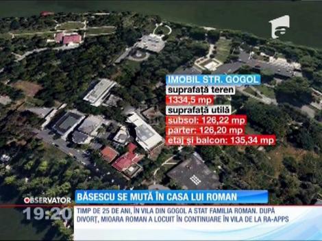 Traian Băsescu se mută în vila lui Petre Roman din cartierul Primăverii