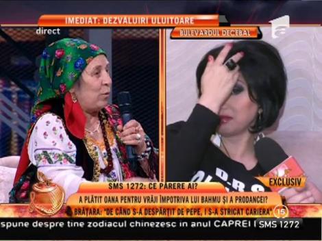 Vrăjitoarea Brăţara: "De când s-a despărţit de Pepe, cariera Oanei s-a dus"