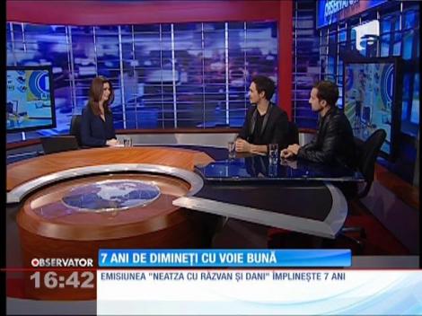 Emisiunea ”Neatza cu Răzvan şi Dani” împlinește 7 ani