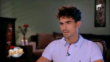 Jocuri, atingeri și un sărut pasional! Oceanul a văzut chimia dintre Andrei și Alice: "Ai o preferată?!"