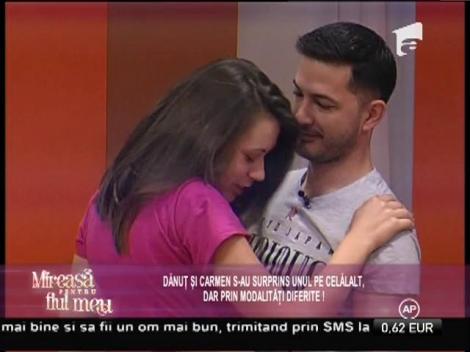 Surpriză romantică pregătită de Dănuţ pentru Carmen!