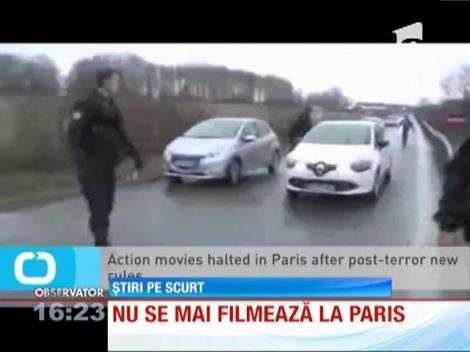 La Paris s-au interzis filmările pe stradă