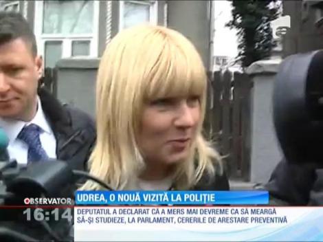 Elena Udrea, o nouă zi la Poliție
