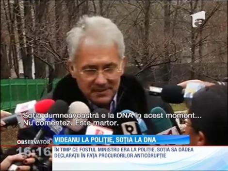 Adriean Videanu la Poliție, soția la DNA