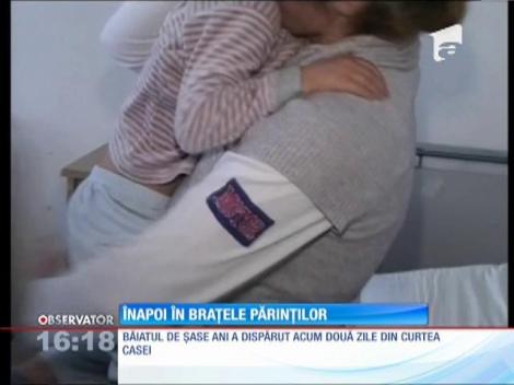 Băiatul surdo-mut dispărut în Constanţa, înapoi în brațele părinților