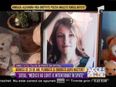 Mămică de 20 de ani, omorâtă după naștere