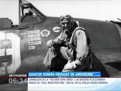 Aviator român omagiat de americani