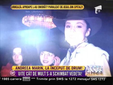 Andreea Marin, la început de drum