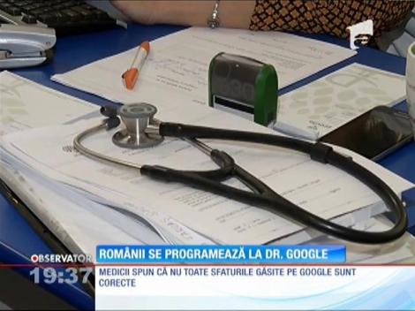 Românii se programează la doctorul Google