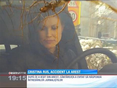 Cristina Rus, accident la arest