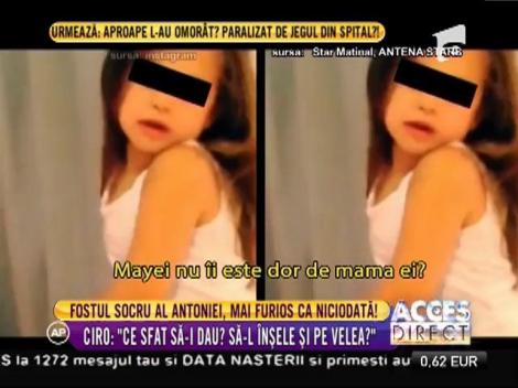 Fostul socru al Antoniei, mai furios ca niciodata