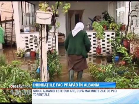 Ploile torenţiale fac prăpăd în Albania