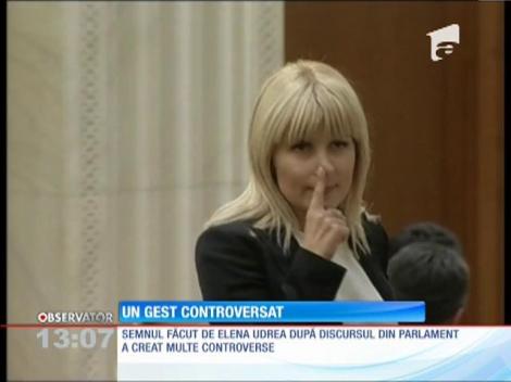 Elena Udrea, un gest controversat