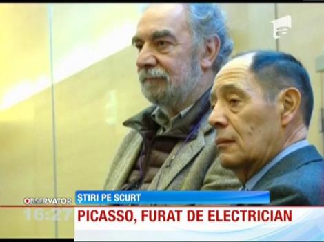Picasso, furat de electrician