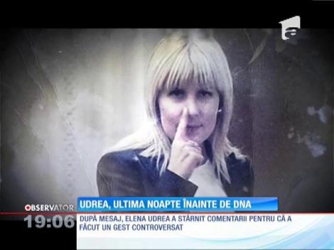 Elena Udrea, ultima noapte înainte de DNA