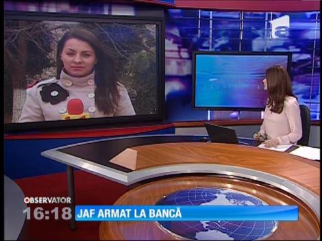 Jaf armat la o bancă din Focșani