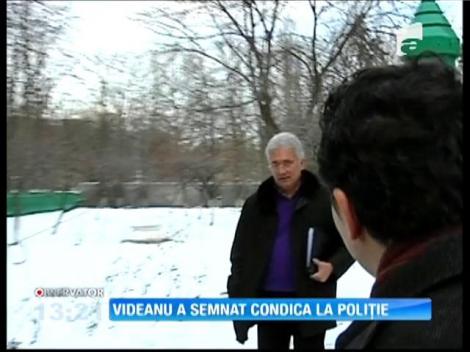 Adriean Videanu a semnat condica la Poliție