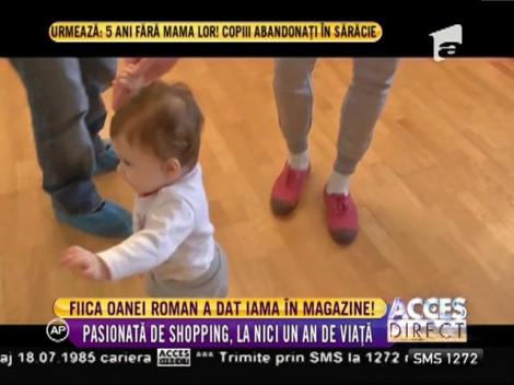 Fiica Oanei Roman a dat iama în magazine
