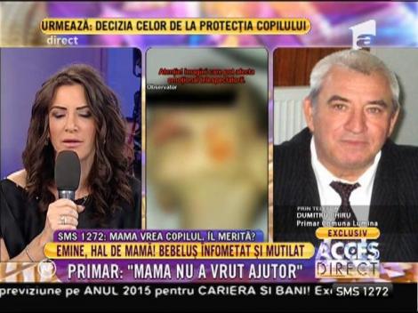 Dumitru Chiru, primarul comunei Lumina: "Copiii vor fi dați unui centru de plasament!"