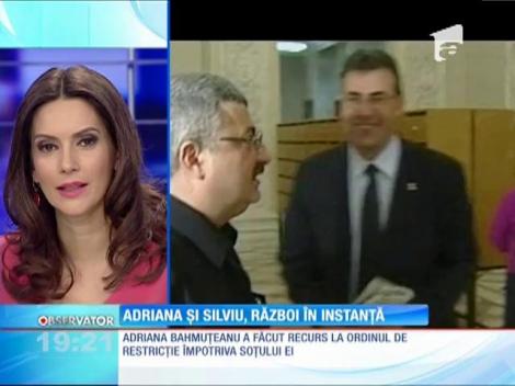 Adriana Bahmuţeanu vrea ordin de restricţie împotriva lui Silviu Prigoană